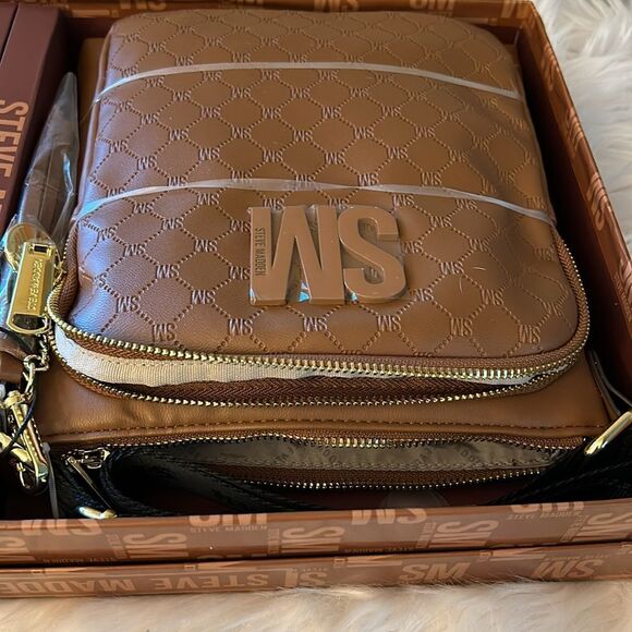 NIB Steve Madden 2PC Gift Set w/Wallet - Cognac - Picture 10 of 12